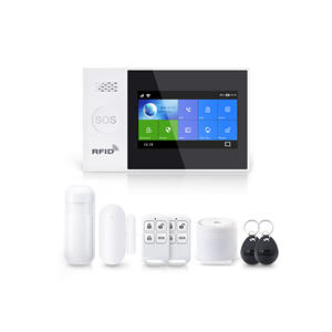Meilleures ventes, système d'alarme intelligent WiFi GSM Tuya avec écran tactile LCD de 4,3 pouces, audio bidirectionnel, multilingue, commande vocale, PST-WG107-4G - Product Image 1