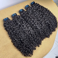 Cheveux Humains Vierge Bruts à Cuticules Alignées, Ondulés en Lot, Vente en Gros de Cheveux Humains Vierges Bouclés Birmans Bruts du Vietnam, Fournisseur