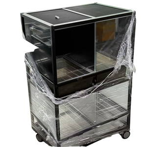 Enclos pour reptiles écologiques en alliage d'aluminium de la série RS Huayuan RS-R-002 - R Genus Tank pour <span class=keywords><strong>Gecko</strong></span> cranté et <span class=keywords><strong>Gecko</strong></span> <span class=keywords><strong>léopard</strong></span> - Product Image 1