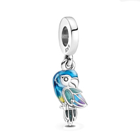 Charms Pandora Charms Silver Bead Necklace New Design Valentine's Day 925 Sterling Silver I LOVE YOU Heart Beads Charms Fit Original Pandora Charms Bracelet Necklace