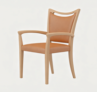 Table et chaises de salle à manger en bois massif, style minimaliste moderne, pour les soins aux personnes âgées dans les maisons de retraite, les appartements et les restaurants
