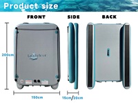 Radeau d'eau gonflable de plate-forme d'eau de 6.6ft 2 personnes avec le ponton flottant d'équilibre pour la piscine de lac de rivière de natation de pêche
