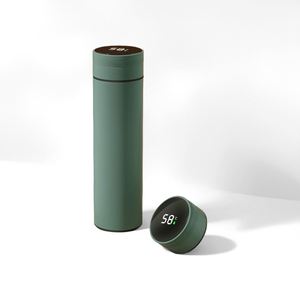 Promotional <b>Drinkware</b> 2024 Custom Printed Double Layer Hot Sale 500Ml Smart Water Bottle with Cover - Product Image 2