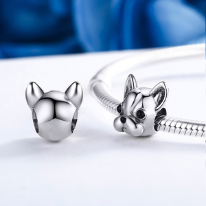Silver Plated <b>French</b> <b>Bulldog</b> Charm Animal Pendant Cute Alloy Jewelry <b>Gift</b> Unisex - Product Image 4
