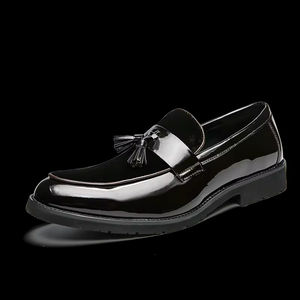 Zapatos Formales de Negocios para Hombre, Hechos a Medida, de Cuero Vacuno Genuino, con Punta en Pico, Transpirables, Impermeables, con Soporte de Arco - Product Image 6