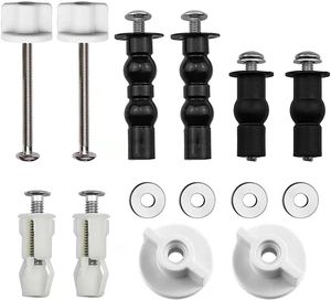 Copri wc cerniere vecchi raccordi parti Kit Extra lungo <span class=keywords><strong>espansione</strong></span> dadi in gomma viti sedile del water bullone - Product Image 4