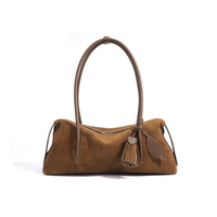 Sac à Main Design Luxe en Cuir Givre Daim Vintage Haut de Gamme Personnalisé pour Femme, Vente en Gros