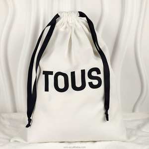 Bolsa de Algodón Muselina Orgánica Personalizada USM, Bolsa Pequeña de Tela Calicó Blanca con Cordón, Logotipo Impreso, Ecológica y Segura - Product Image 2