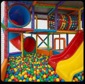 Remorque de terrain de jeu mobile de 8 m avec piscine à balles et toboggans, structure de jeu souple pour enfants, équipement de parc d'attractions portable à <span class=keywords><strong>vendre</strong></span> - Product Image 4