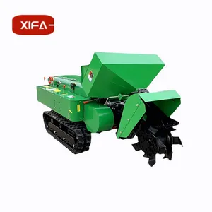 The new multifunctional diesel engine self-propelled ditching and fertilizing machine for vineyards is efficient and convenient