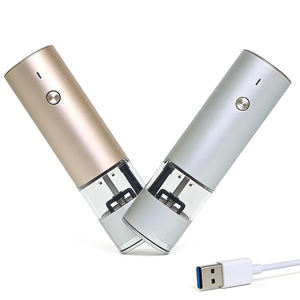 Utensilios de cocina, <span class=keywords><strong>molinillo</strong></span> de especias de acero inoxidable, automático, recargable, Mini <span class=keywords><strong>Molinillo</strong></span> Eléctrico de sal y pimienta, <span class=keywords><strong>molinillo</strong></span> de pimienta portátil - Product Image 3