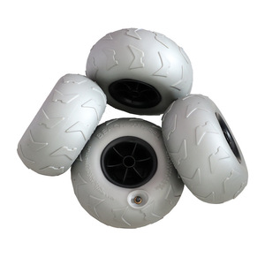 <span class=keywords><strong>Chariot</strong></span> pliable à double étage grande capacité avec roues à ballons <span class=keywords><strong>de</strong></span> 9 pouces - Product Image 6