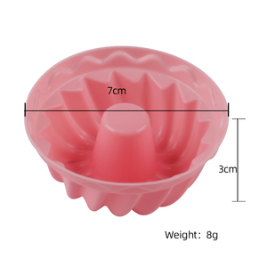 Molde de taza de huevo roscado reutilizable Certificado de 8g, molde de silicona ecológico para hornear magdalenas, molde para pasteles, fácil de limpiar para hornear hielo - Product Image 6