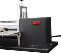Machine à plier les sangles en cuir à vitesse réglable manuelle 220V pour bracelets de montre, chaussures et ceintures en cuir