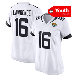 Camisas Bordadas para Jovens e Crianças de Jacksonville, 12 Travis Hunter, 16 Lawrence, 1 Etienne Jr., 28 Taylor, 44 Walker, Cor Verde-água - Product Image 5