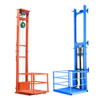 Nouvelle plateforme de levage et de chargement de marchandises électrique hydraulique, type rail d'usine, élévateur de marchandises électrique fixe pour usage domestique intérieur et extérieur