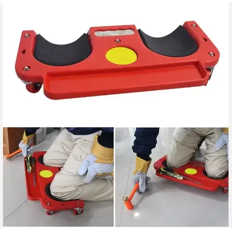 Car Repair Rolling Knee Brace Tool Tray Bracket Car Repair Tool With Magnetic Hardware