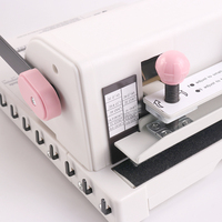 Machine à relier manuelle ZEQUAN EasyDIY pour enfants et bureaux, perforatrice à 12 trous avec lame de couteau, mini-machine à relier