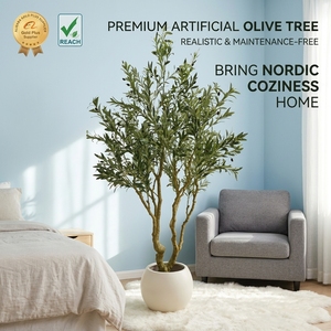 <span class=keywords><strong>Arbre</strong></span> en plastique, faux <span class=keywords><strong>olivier</strong></span> artificiel avec pot, plantes artificielles <span class=keywords><strong>pas</strong></span> chères, <span class=keywords><strong>arbre</strong></span> de 6 pieds de haut, plante détachable de haute qualité - Product Image 1