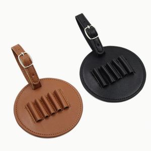 Organizador de Tees Redondo de Cuero PU, Bolsa Especial para Accesorios de Golf con Correa Ajustable para Viajes al Campo - Product Image 5