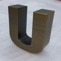 Conception personnalisée gratuite de logos en lettres 3D miroir, petites enseignes décoratives extérieures pour entreprises, lettres pour voiture