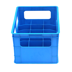 <span class=keywords><strong>Canasta</strong></span> de Plástico Verde para Bebidas, Capacidad para 24 Botellas, 4 Asas, para Transporte y Almacenamiento de Cerveza, Vino y Agua - Product Image 4
