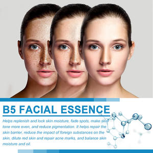 Venta caliente Etiqueta Privada suero facial orgánico reafirmante hidratante vitamina B5 suero con ácido hialurónico 30ml - Product Image 5