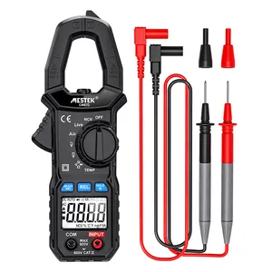 Digital Clamp Meter 6000 conti AC DC Auto Range di Temperatura di Misura Intelligente Anti-ustione NCV Elettrico Clamp Meter