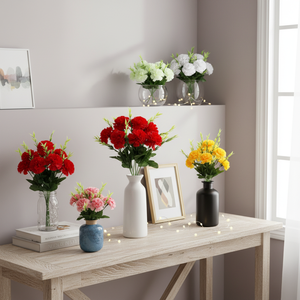 CASAMAX WL CZ-3048B Confezione di Fiori Artificiali Rosa per Decorazioni Casa ed Eventi, Eleganti, Portatili, Ecologici, Premium - Product Image 3