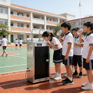 Dispensador de <span class=keywords><strong>Agua</strong></span> Independiente de Acero Inoxidable para Interiores/Exteriores, con Filtración de 2-5 Etapas y Tanque de 10L para Hogar y Hotel - Product Image 2