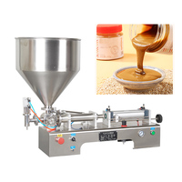 Machine de remplissage de pâte semi-automatique pneumatique avec trémie de chauffage et de mélange, machine de remplissage de bouteilles de 10 ml