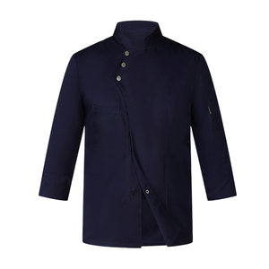 2$ Meistverkaufte Modische Polyester-Baumwoll-Mischung Herren-Kochjacke Restaurant-Uniform Küchen-Kochmantel <span class=keywords><strong>ENCHI</strong></span> Wo - Product Image 1