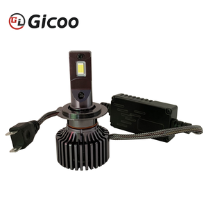 GICOO - Faro LED de 12 V a 60 V para Automóvil y Camión, Kit LED H4 H7 H1 H3, Luz LED para Automóvil con Haz Alto/Bajo, H7 H11 - Product Image 3