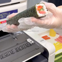 Machine automatique de préparation de rouleaux de sushi pour restaurant, robot à sushi, machine à feuilles de riz pour sushi