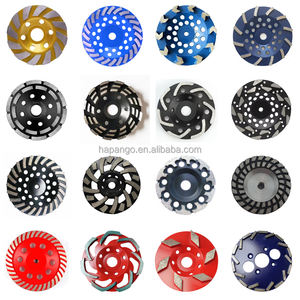 Discos de Desbaste de Diamante con Unión Metálica de 5 Pulgadas (125 mm), Tipo Flecha Turbo, 30 #   Grano para Granito/Mármol/Hormigón/Suelo Marca PANGO - Product Image 2