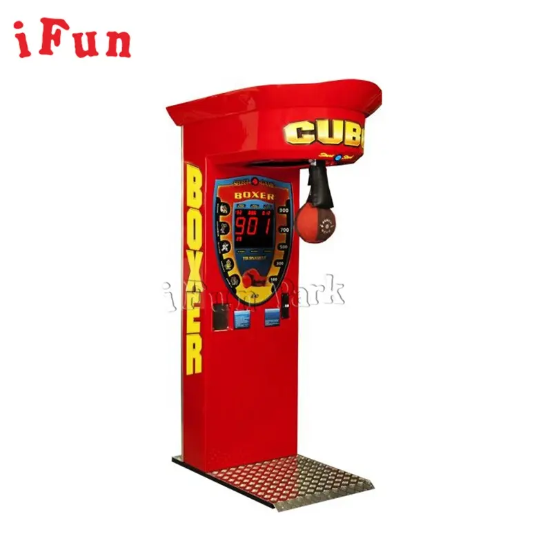 Ifun fabrika fiyat spor oynarken Hit hedef boks makinesi Mquina de kutu Cola Arcade Redemption oyunları boks yumruk makinesi