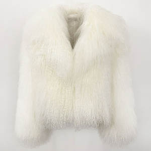 Cappotto OFTBUY in Vera <span class=keywords><strong>Pelliccia</strong></span> di Pecora Mongola Giacca Invernale da <span class=keywords><strong>Donna</strong></span> Spessa e Calda Capospalla Naturale Streetwear <span class=keywords><strong>con</strong></span> Colletto Reversibile Nuova Moda - Product Image 4