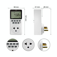 Enchufe Temporizador Electrónico Programable Semanal de 15A con NFC