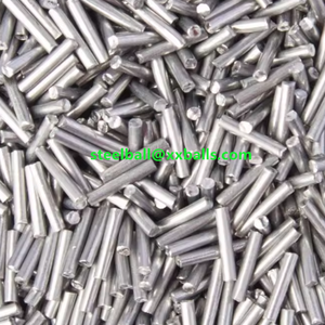 Perhiasan emas & perak besi tahan karat Media pemoles putar magnetik Media Tumbler 5mm * 7mm Media penyelesaian getaran - Product Image 5