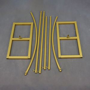 New Party Decoration Wrought <b>Iron</b> Bracket Metal Arch Decorative Wedding Background Arch Bracket Metal Gold Center Flower <b>Stand</b> - Product Image 5