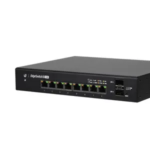 ES-8-150W Edge Switch 8 PoE Port , 2 SFP Port UBNT Network Managed PoE+ Gigabit Switch with SFP