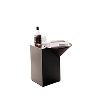 Meubles de salon et de chambre modernes, design tendance, table basse et table d'appoint en acier inoxydable géométrique, tailles personnalisées