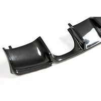 Diffuseur de pare-chocs arrière en fibre de carbone véritable pour BMW E92 M3 2008 - 2013 Série 3