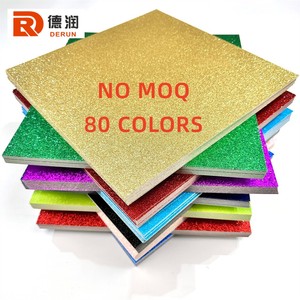 Cartulina de Purpurina Antidesprendimiento de 210x297mm 12x12" 50x70cm 250gsm 300gsm Papel Cartón con Brillantina para <span class=keywords><strong>Cricut</strong></span> Cameo - Product Image 1