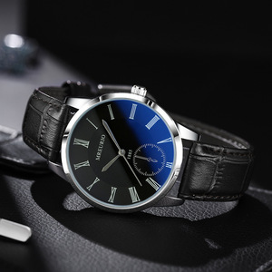 Montre pour homme, verre bleu clair classique, mode, vente flash, promotion Laipute, montres pour homme - Product Image 3