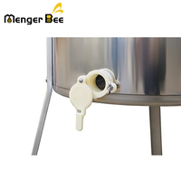 Imkerei-Ausrüstung Menger Bee 3-Rahmen Dadant Elektrischer Edelstahl Halbautomatischer Motor Honigschleuder Radialer Stil 17kg 1