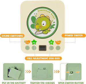 20 पीसी डायनासोर-थीम वाले बच्चों के लिए रसोई के खेल को हल्के और ध्वनि प्रभावों के साथ सेट करें - Product Image 5