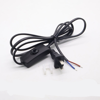 Câble d'extension industriel en PVC noir avec interrupteurs, adaptateur 12V, multiprise américaine à 3 prises en cuivre, pour éclairage et câbles, avec rallonge blanche