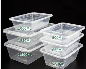 Boîte de rangement des aliments, 8 pièces de haute qualité, boîte à repas en plastique pp micro-ondable,