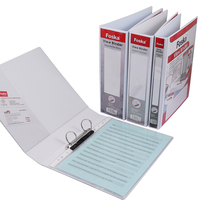 Carpeta de Plástico Foska con Insertos, Fácil de Usar, Reemplazable, Personalizada con Publicidad, Carpeta de Anillas de PVC, Carpeta de Anillas en D